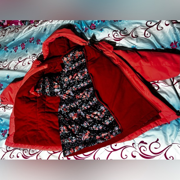 Swiss Tech Other - Swiss Tech Girls 3-in-1 Systems Winter Jacket with Hood - Size 6/6x EUC - Coral